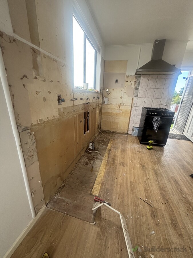 New kitchen and flooring