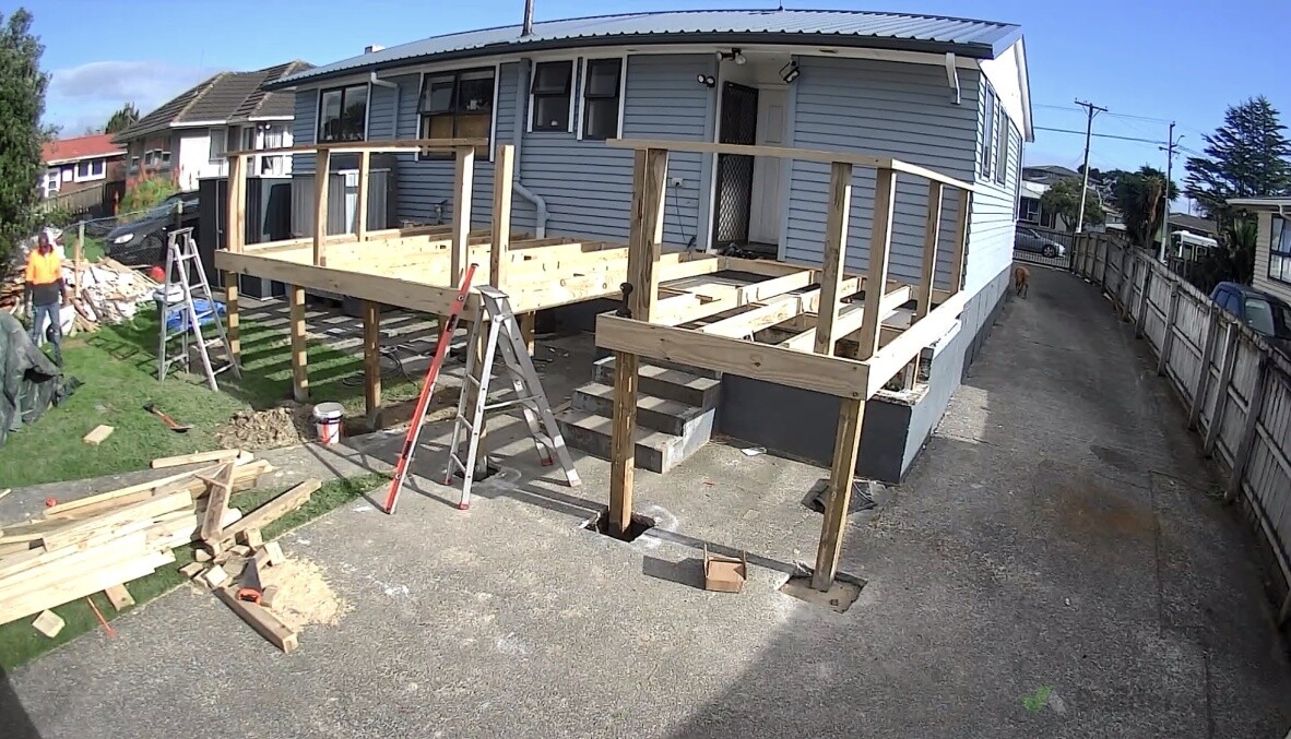 Internal steps to save space for car parks