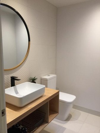 Bespoke vanity & powder room renovation