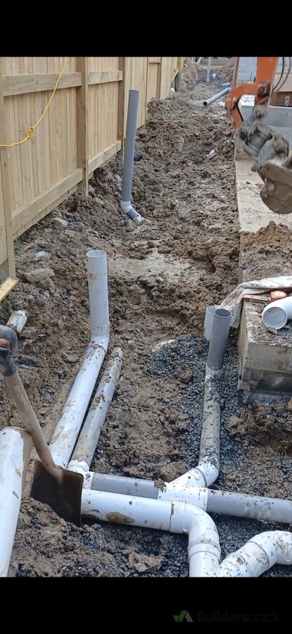 Stormwater overflow installed