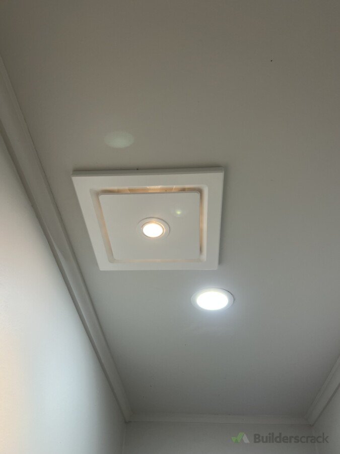 Bathroom Fan + Light