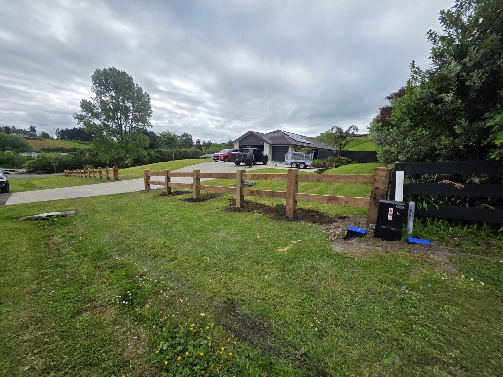 Timber Post and Rail fencing
