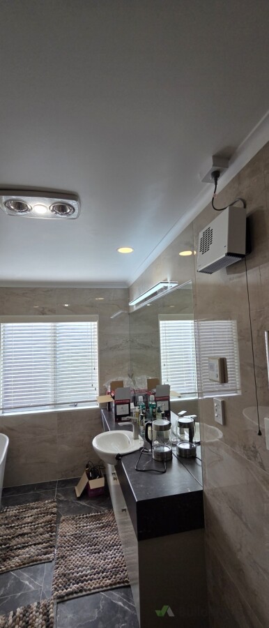 2400W Bathroom Heater and Mirror light installation