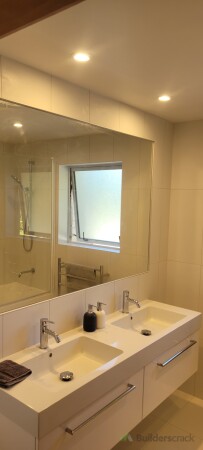 Vanity with Recessed Mirror