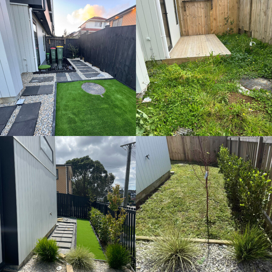 Pathway and Grass Installation
