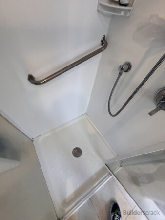 Old shower floor