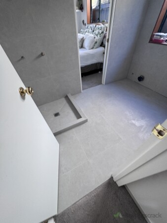 Waterproofing done tiles down