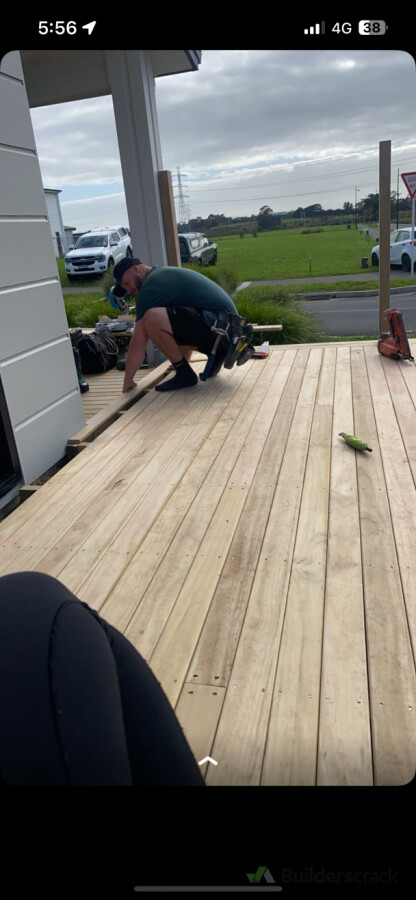 Pine deck
