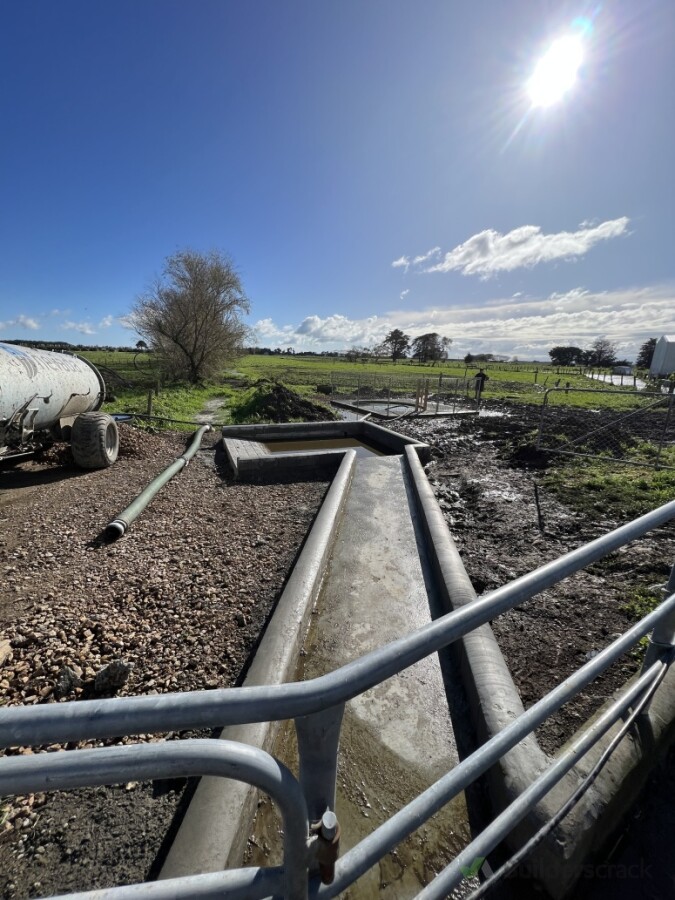 Rural drainage completed to improve farm water management.