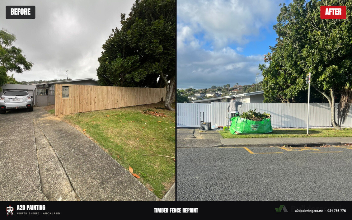 White picket fence transformation