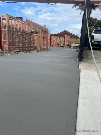 300m2 broom finish