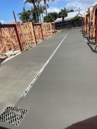 300m2 broom finish