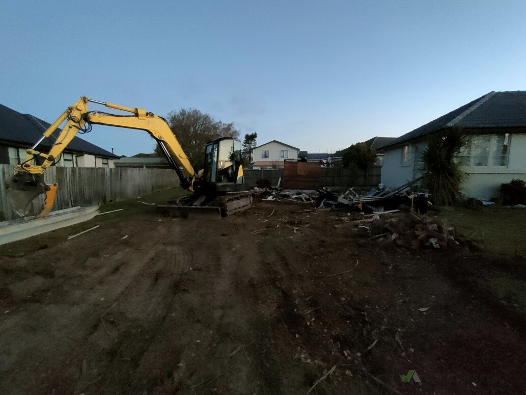 Garage demolition/site scrape
