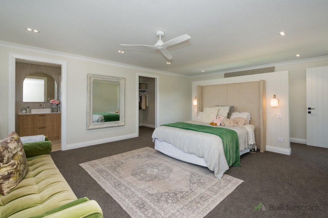 Bedroom renovation with beautiful electrical finishes