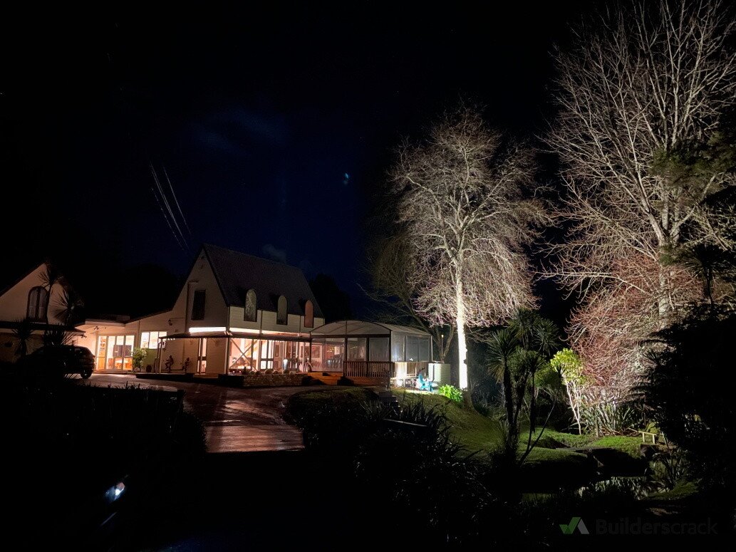 Stunning garden lighting installed.
