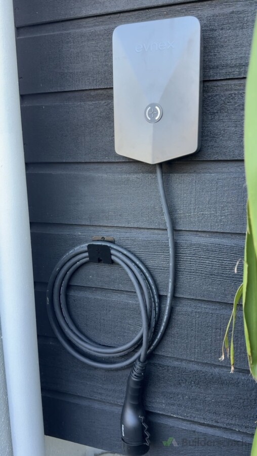 EV charger installed for our client.