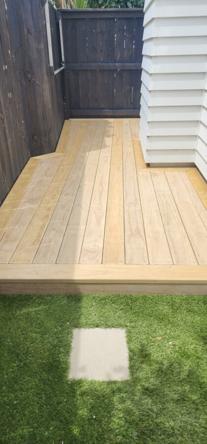Pine Deck Addition .