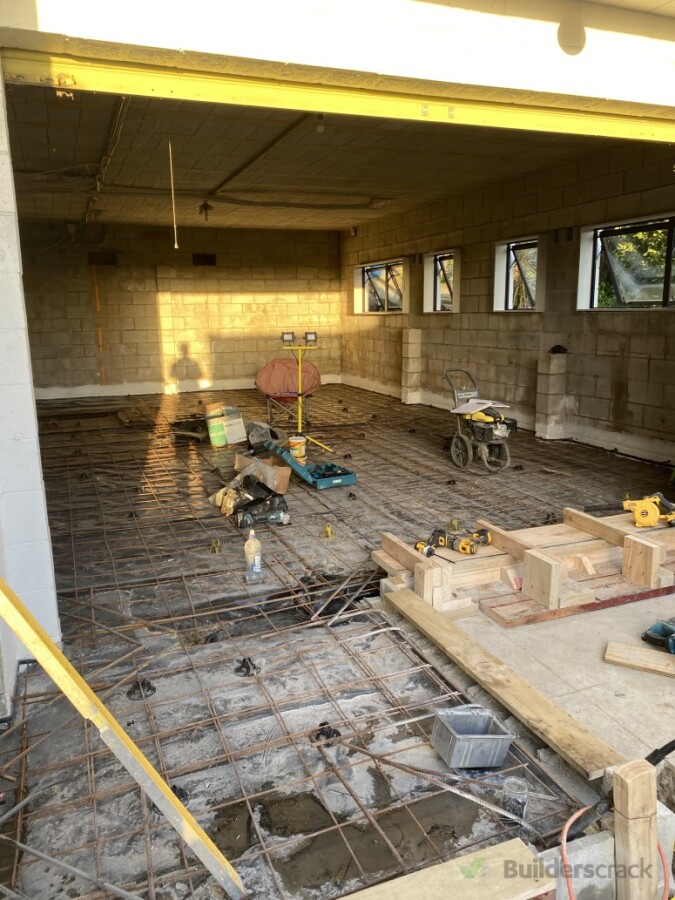 Turning garage to living area