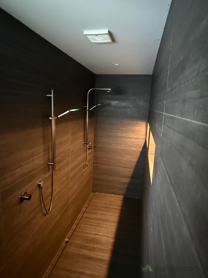 Double shower in new build