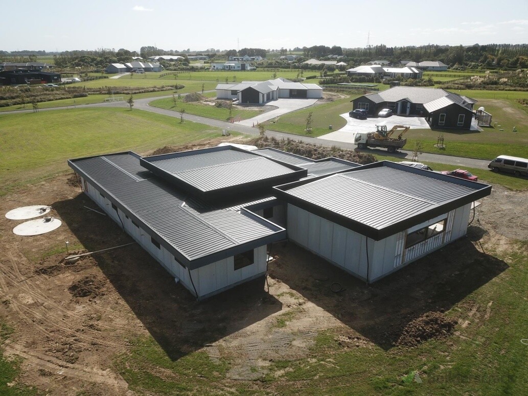 Roof of new build