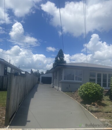 New driveway