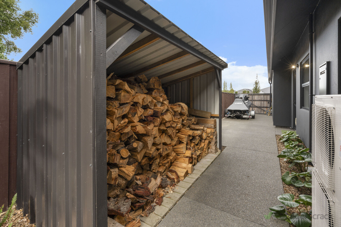 custom fire wood shed