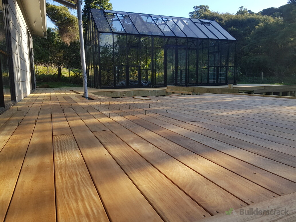 Most just lay the boards. I build the structure right underneath — spans, footings and durability to NZS 3604, so the deck lasts.