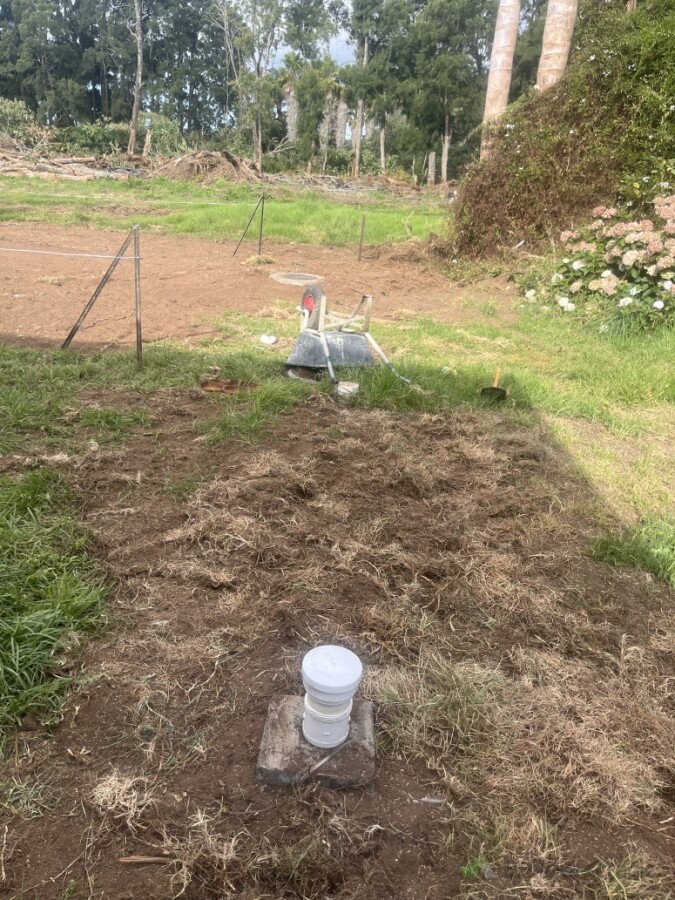 Sceptic tank and effluent field