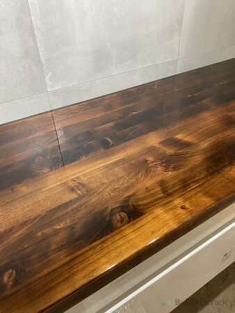 Fitted bathroom benchtop