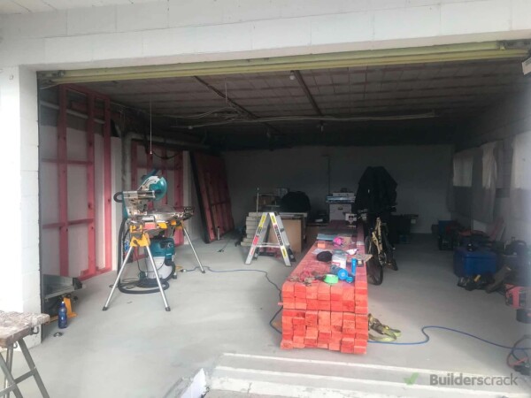 Walls waterproofed