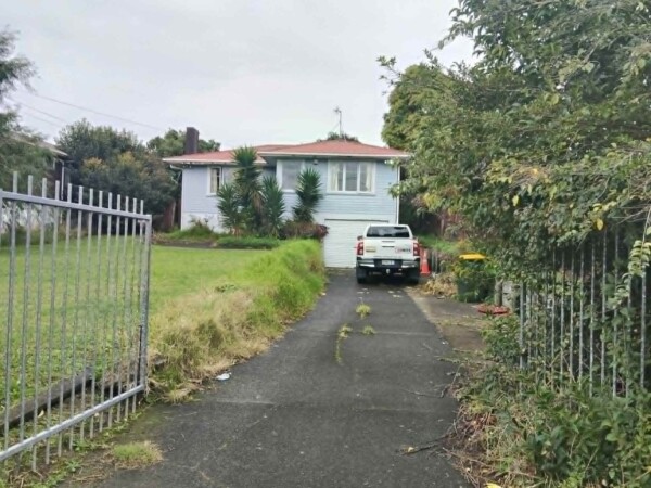 Before - Front property