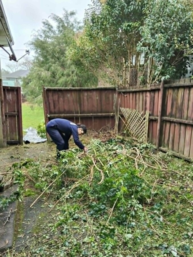 After - Back gate entrance