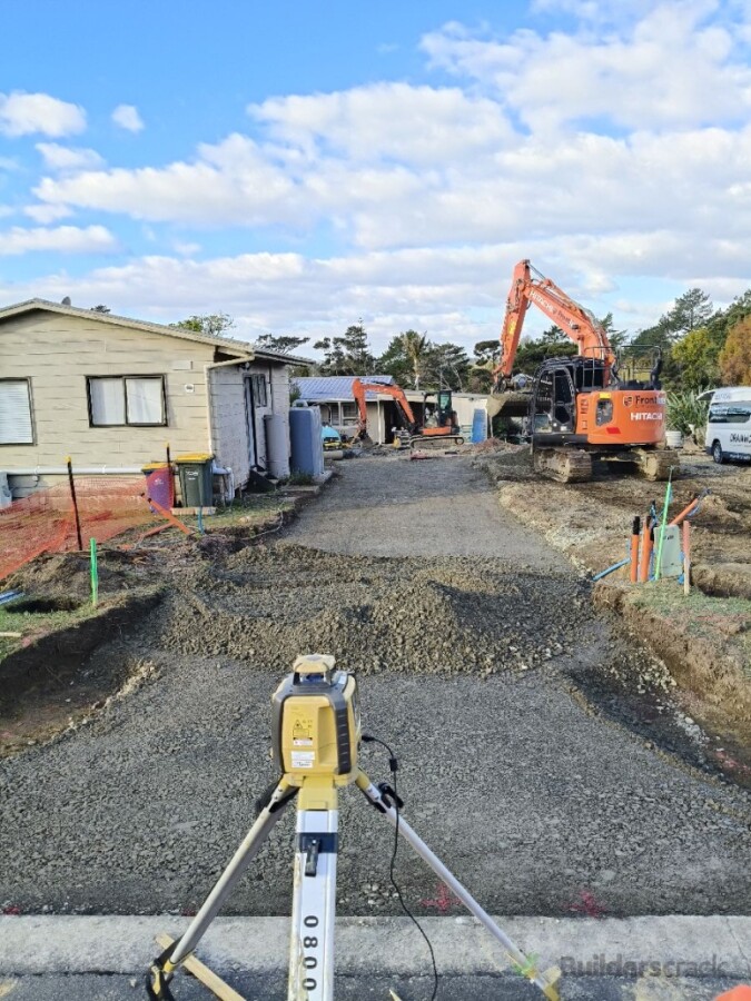 Driveway Prep for a Greenhithe Subdivision