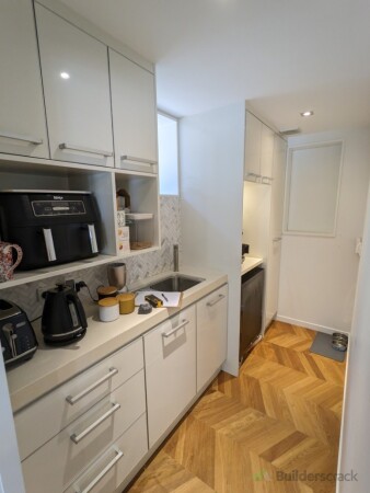 Scullery area before