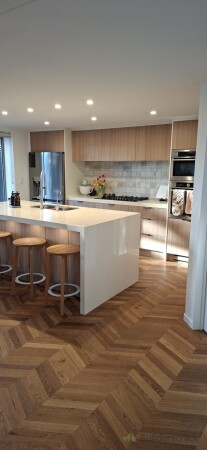 Kitchen area after reno
