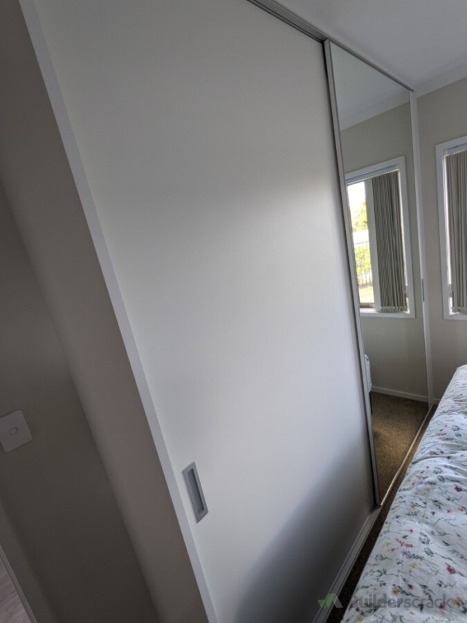 Premium Wooden Doors w/Mirror