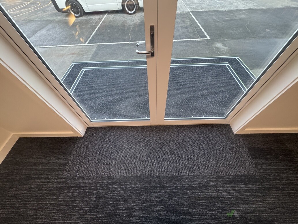 Trims, paint and carpet tiles
