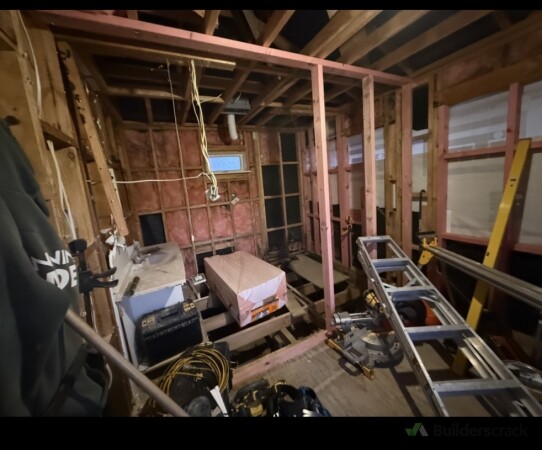 Demo and Re-framing walls