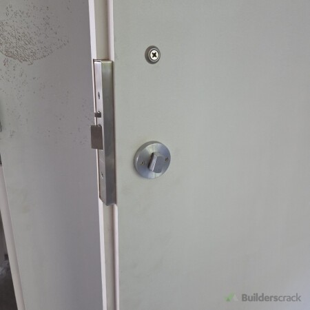 Wardrobe door and hardware