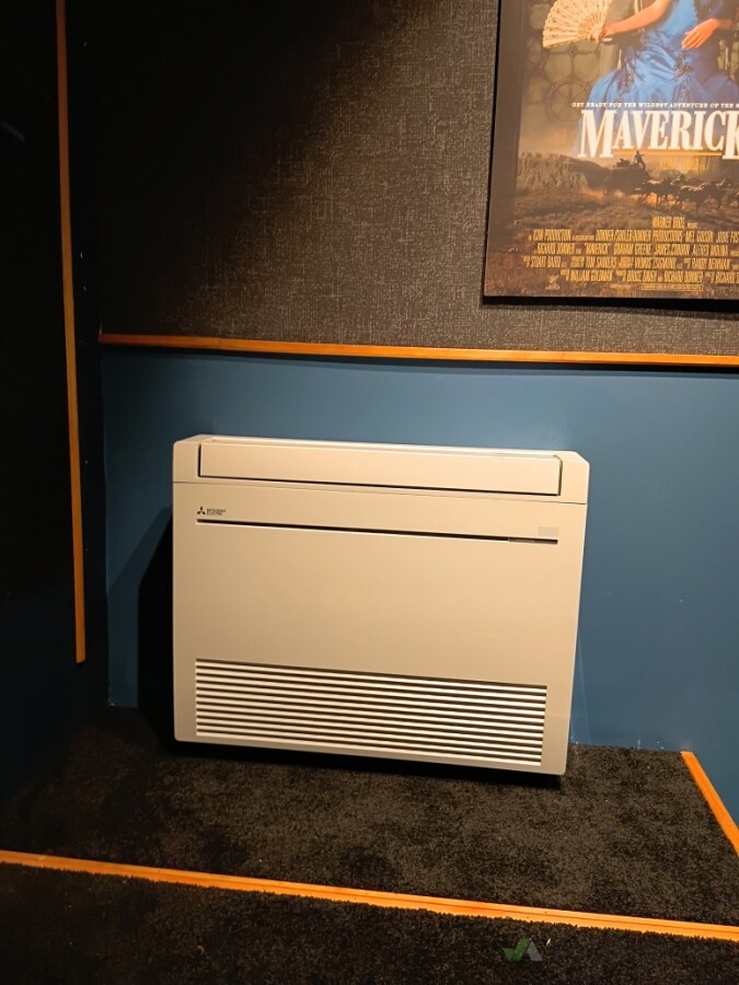 Installation of Mitsubishi floor console unit