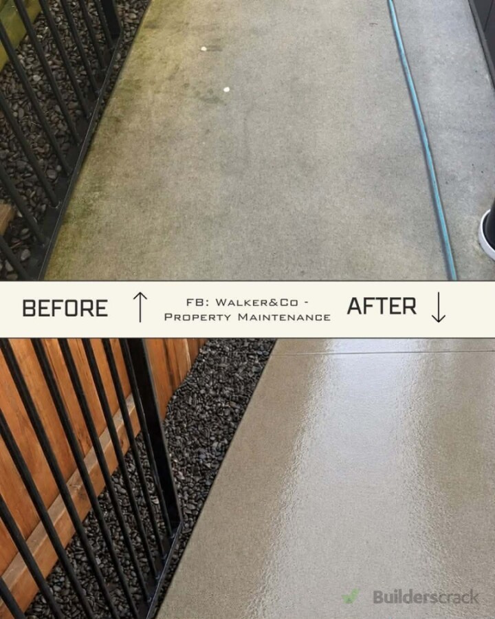 Exterior Fence & Pathway Pressure Wash Clean