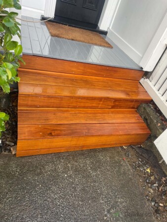 Front door steps