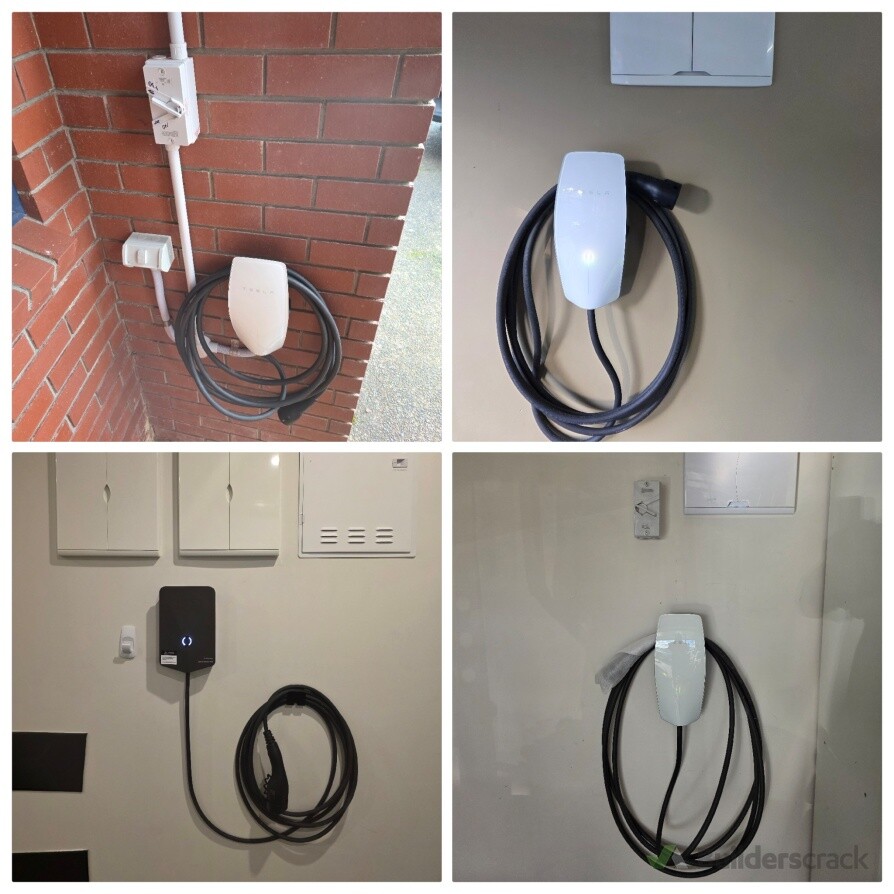 Various EV Charfer installation