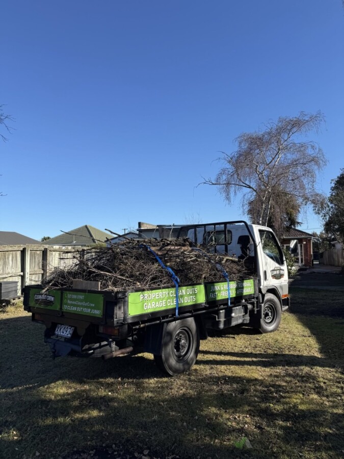 Yard and green waste clearing.