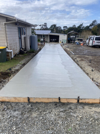 New Concrete Driveway