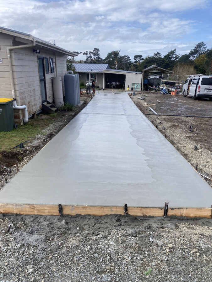New Concrete Driveway