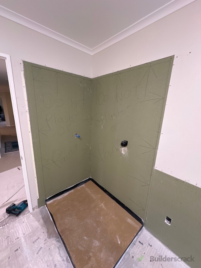 Gib walls after Plumbing is done
