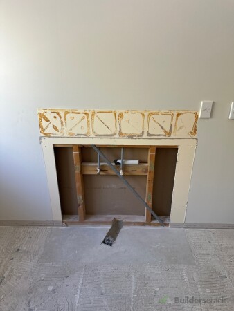 Cut gib where needed and alter pipes