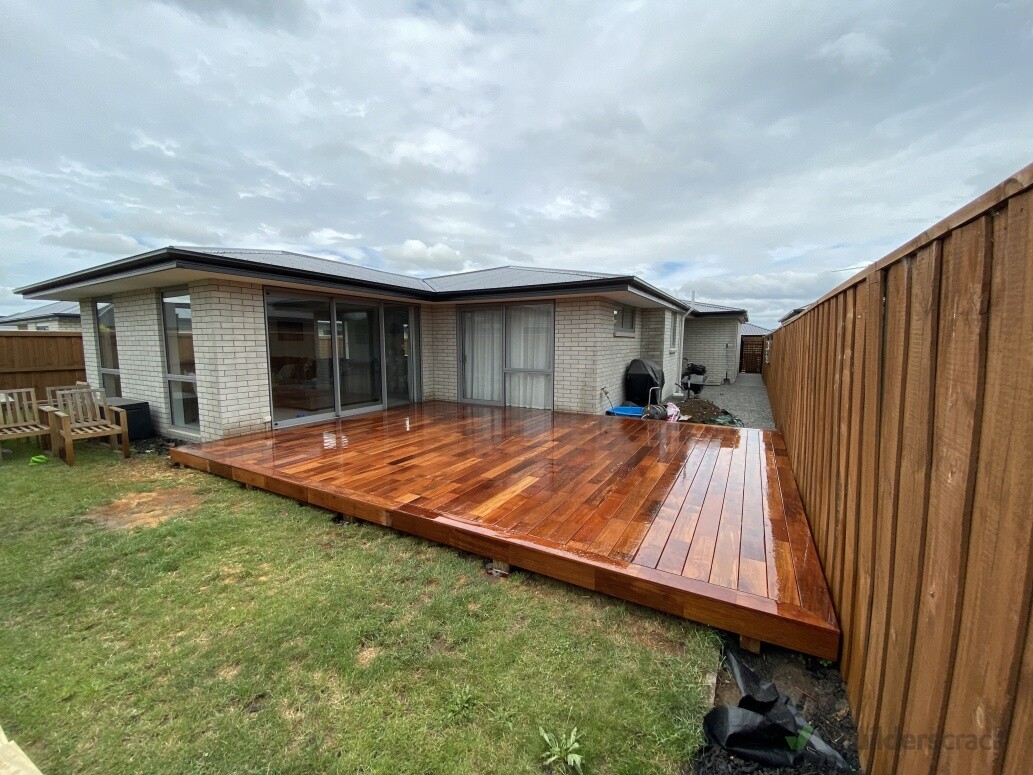New  kwila Deck in Rolleston.