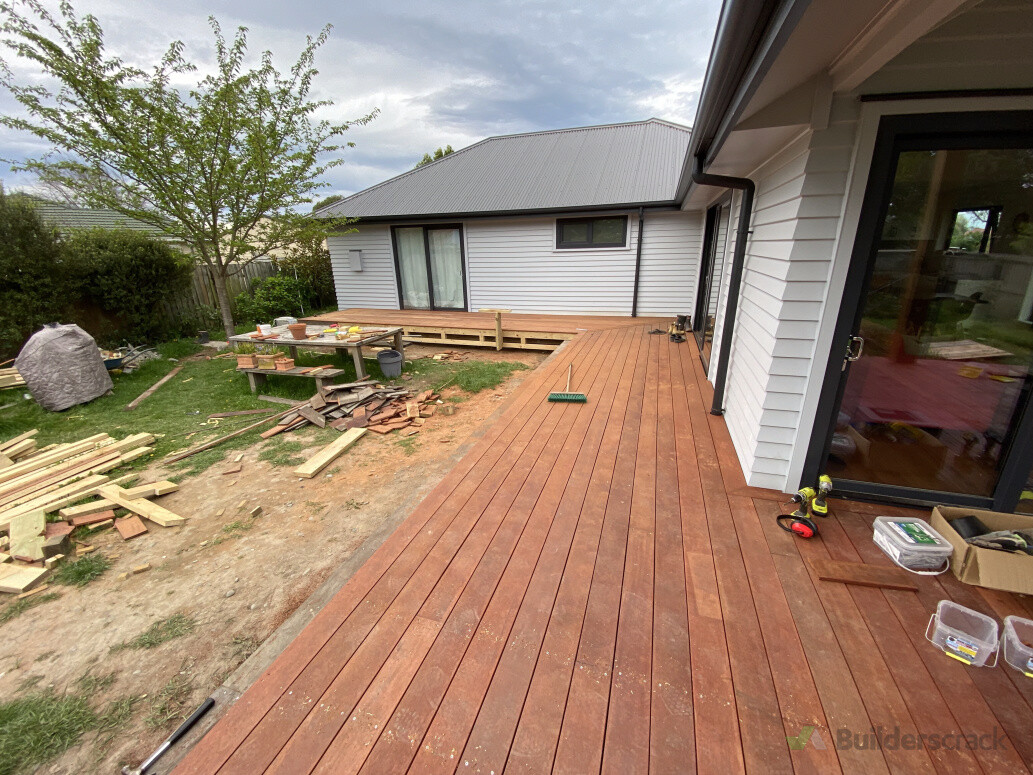 New Kwila Deck Construction.